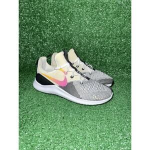 Nike Women’s Free TR 8 White Fuchsia Running Shoes Athletic Sneakers Size 7.5